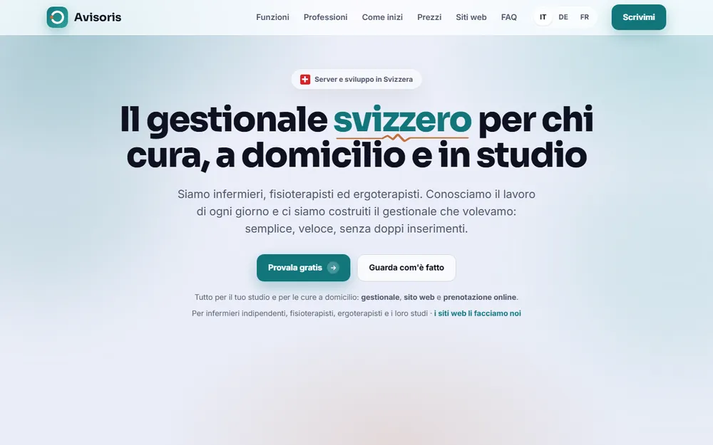 Die Avisoris-Website